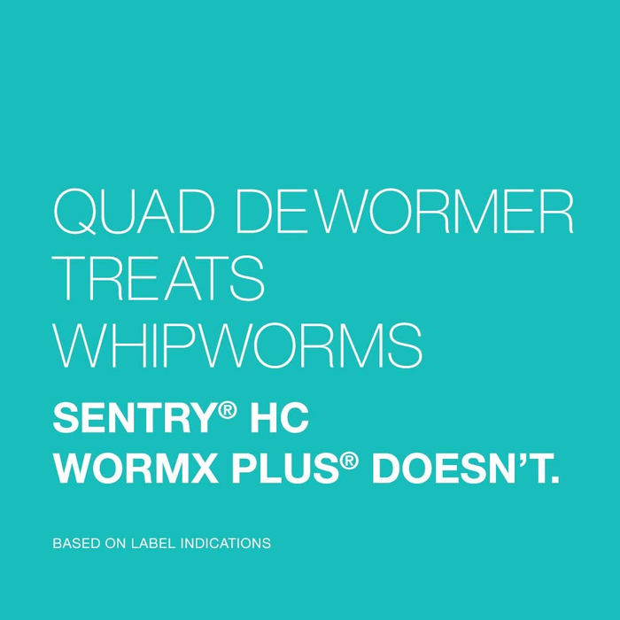 Elanco Chewable Quad Dewormer for Medium Dogs, 26-60 Lbs, 2 Chewable Tablets