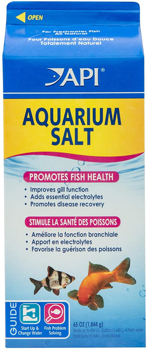 API AQUARIUM SALT Freshwater Aquarium Salt 65-Ounce Box