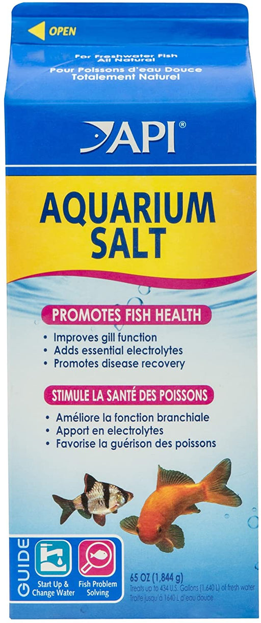 API AQUARIUM SALT Freshwater Aquarium Salt 65-Ounce Box