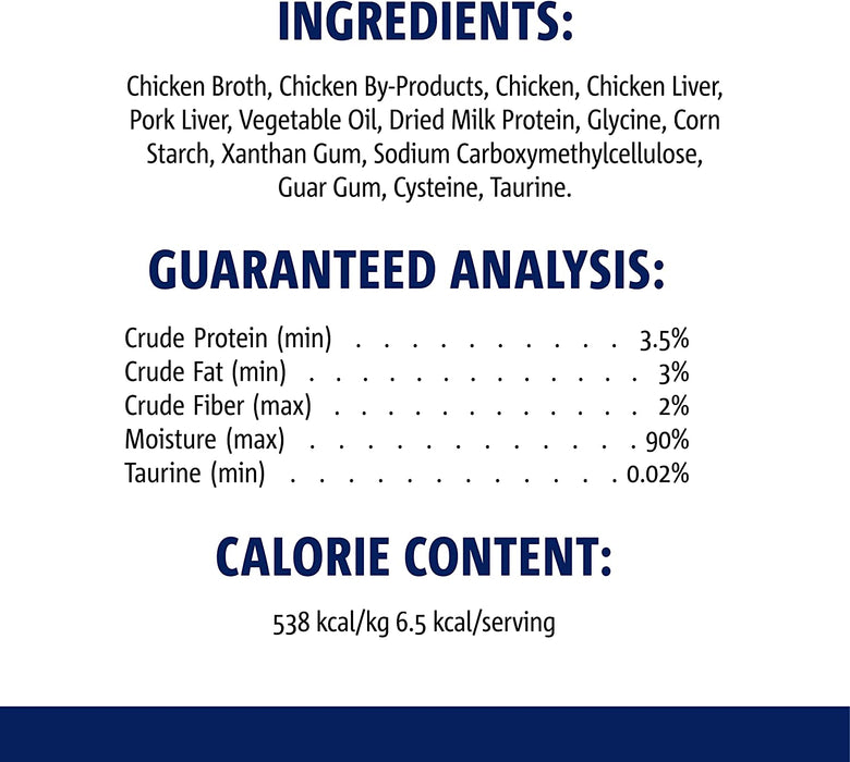 Lick 'N' Lap Creamy Cat Treat – Chicken – Great for Bonding – Low Calorie Interactive Wet Cat Treat - 20 Pack