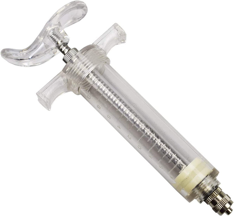 Reuseable Young Birds Feeding Syringe Kit,Plastic and Perspex Material,Feeding Milk for Young Birds or Feeding Medicine for Sick Birds (20Ml + 2+3+4Mm Hose)