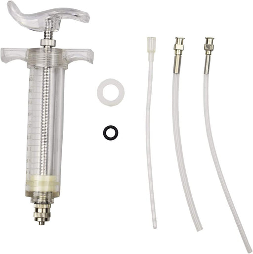 Reuseable Young Birds Feeding Syringe Kit,Plastic and Perspex Material,Feeding Milk for Young Birds or Feeding Medicine for Sick Birds (20Ml + 2+3+4Mm Hose)