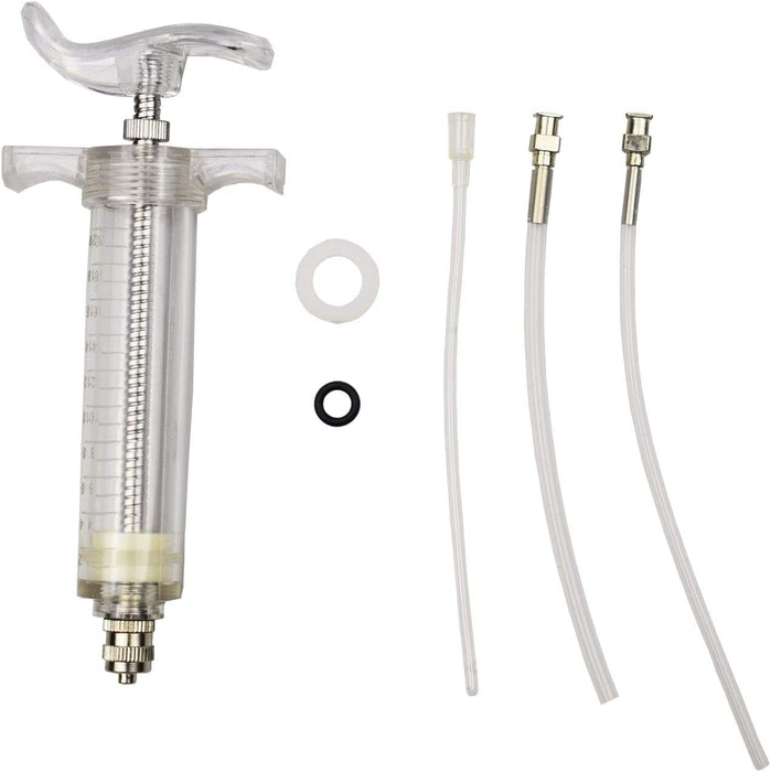 Reuseable Young Birds Feeding Syringe Kit,Plastic and Perspex Material,Feeding Milk for Young Birds or Feeding Medicine for Sick Birds (20Ml + 2+3+4Mm Hose)