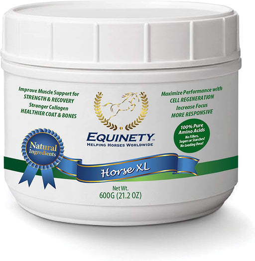 Horse XL 100% Natural Horse Supplement - with 8 Essential Amino Acids for Horses to Help Promote Cellular Repair - No Soy, Sugar, and Fillers - Horse Joint Support, Horse Hoof Support, and Gut Support