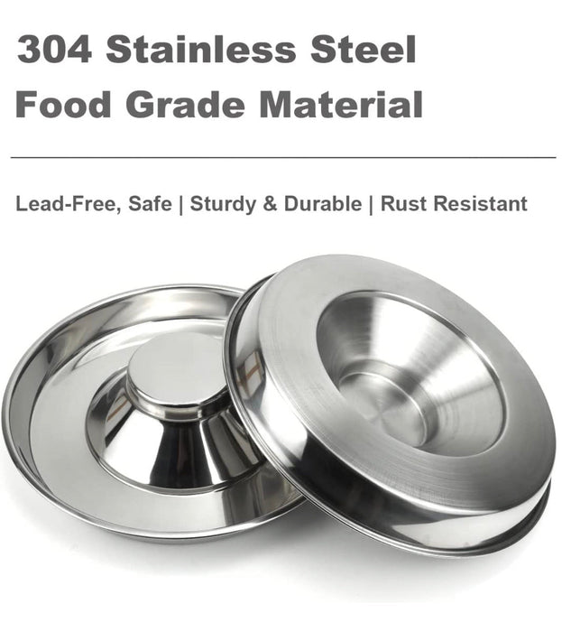 Stainless steel puppy food bowls