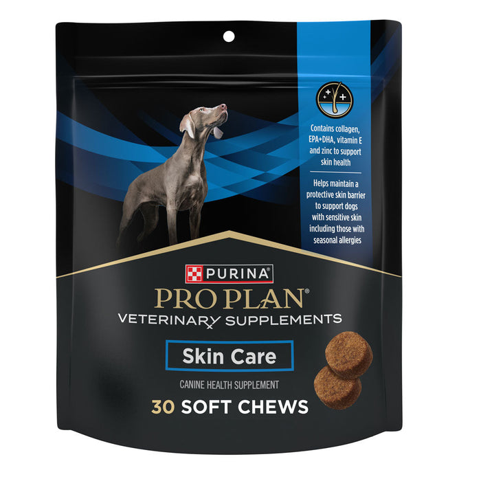 Purina Pro Plan Veterinary Diets Skin Care Soft Chew Supplement for Dogs