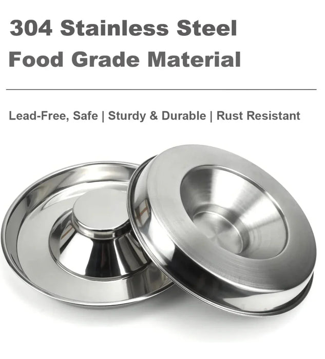 Stainless steel Weaning puppy food bowls