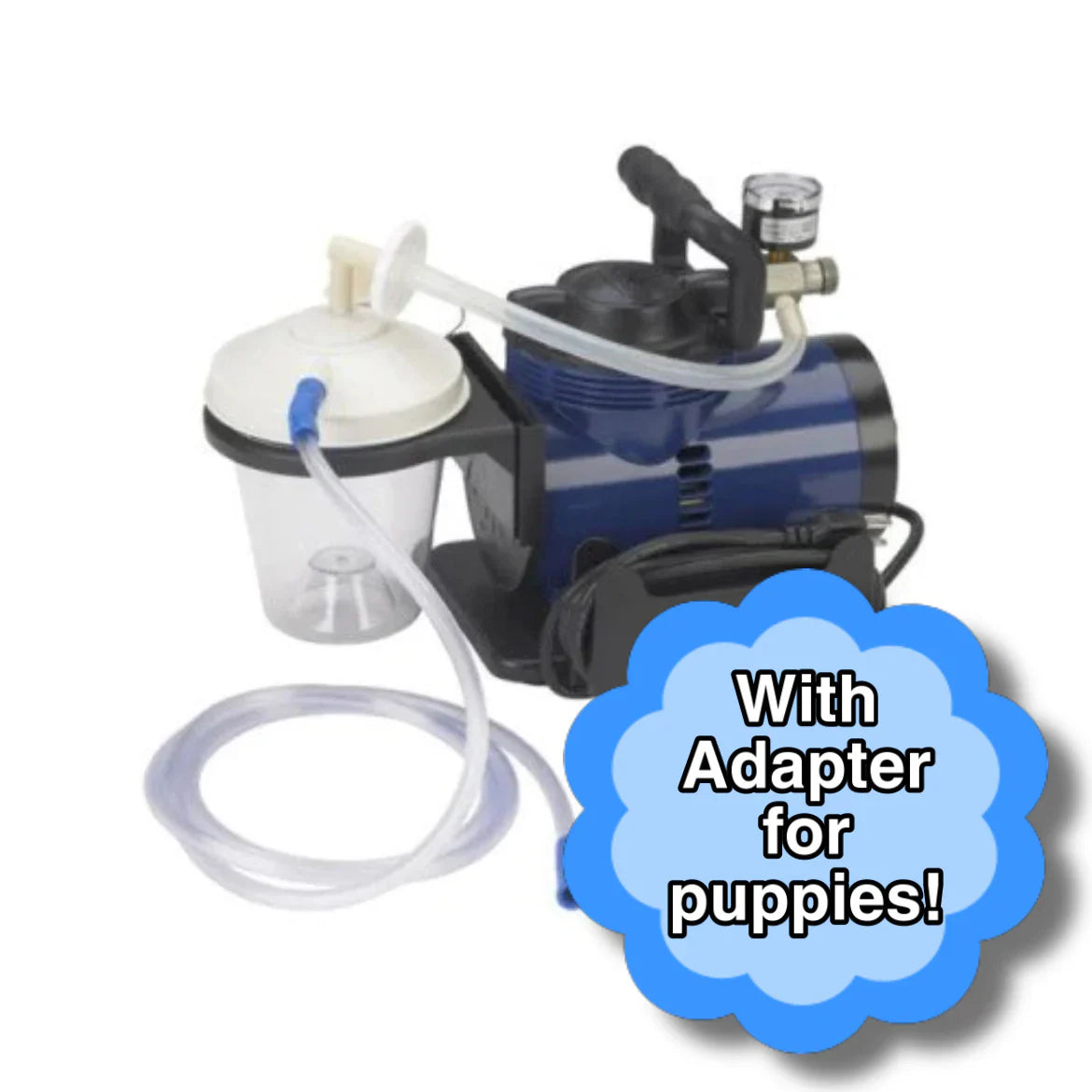Neo-Natal Puppy Suction Machine with Adapter – Airway Care Tool for Ne ...
