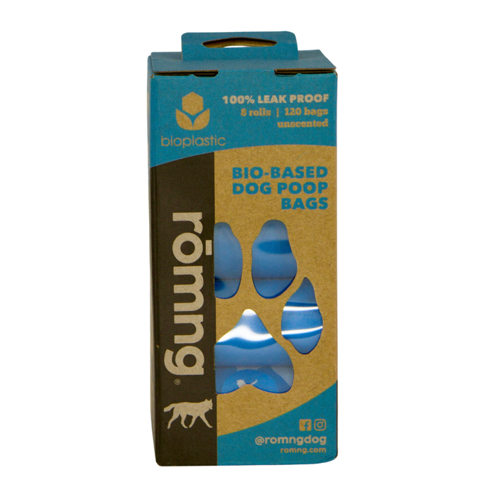 Bio-based Dog Poop Bags with Bamboo Dispenser