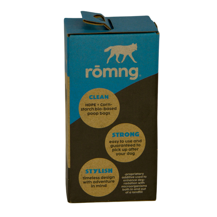 Bio-based Dog Poop Bags with Bamboo Dispenser