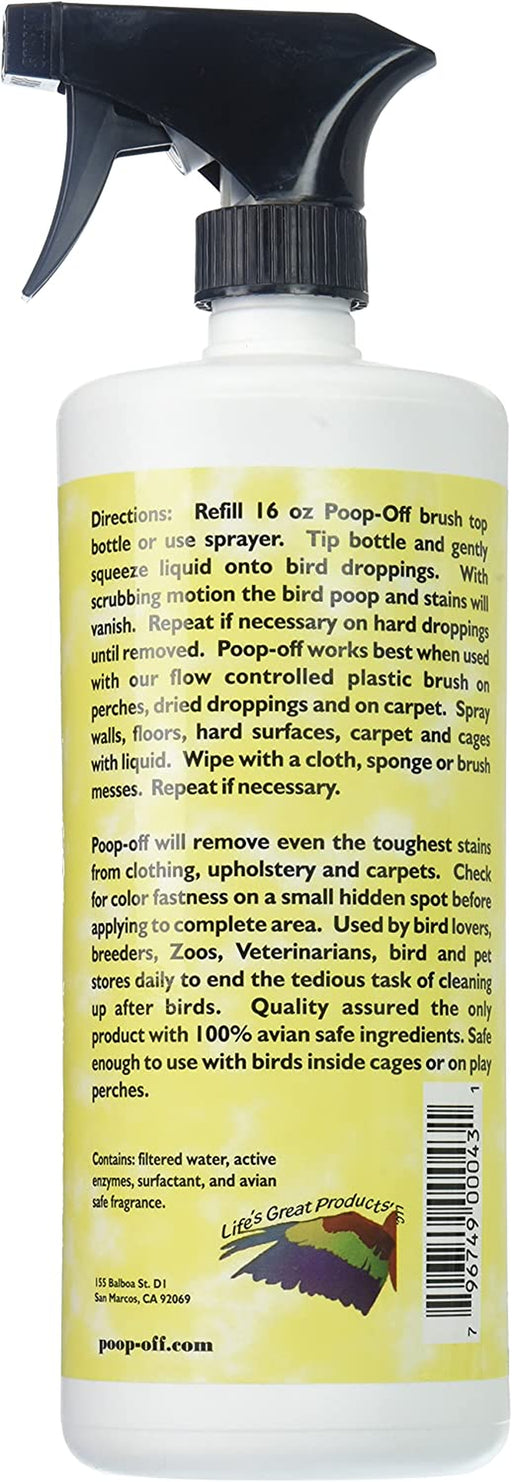 Poop-Off Bird Poop Remover Sprayer, 32 Oz