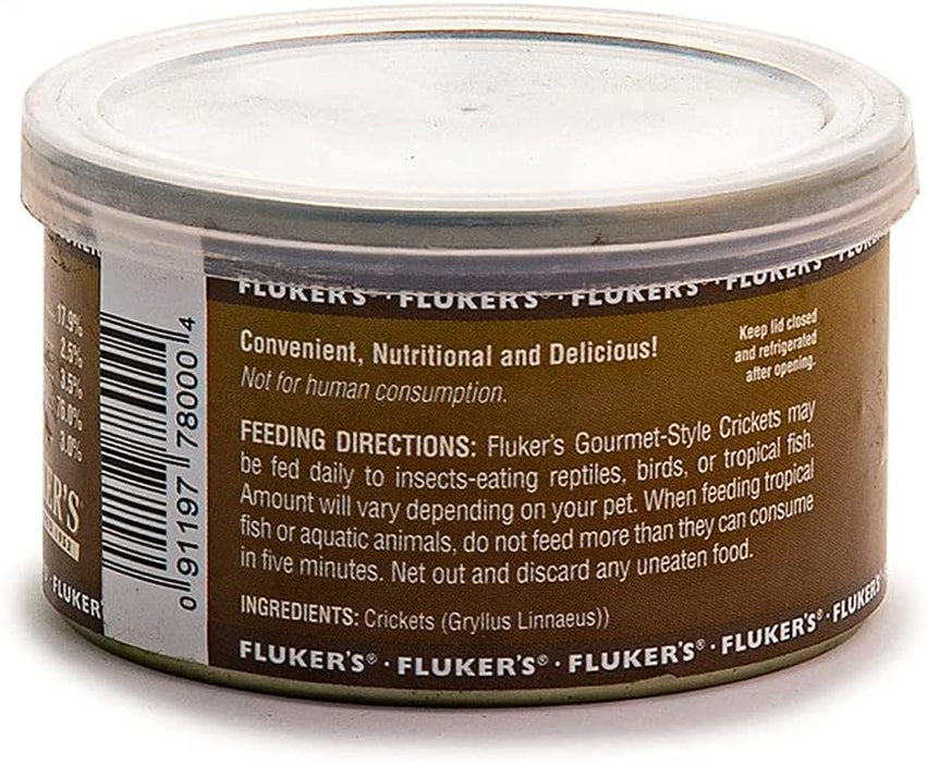 Fluker'S Gourmet Canned Food for Reptiles, Fish, Birds and Small Animals - Crickets