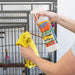 Amazing Bird Cage Cleaner and Deodorizer - Just Spray/Wipe - Safely & Easily Removes Bird Messes Quickly and Easily - Made in the US (16 Fl Oz (Pack of 2))