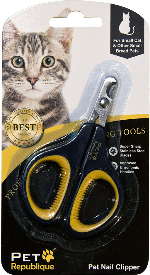 Cat Nail Clipper by  – Professional Stainless-Steel Claw Clipper Trimmer for Cats, Kittens, Hamster, Rabbits, Birds, & Small Breed Animals