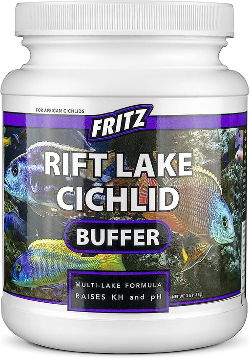 84914 Rift Lake Cichlid Buffer, Multi-Lake Formula Raises KH & Ph, 3Lb