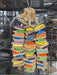 Chew-Tastic Triple Tower Bird Cage Toy Shredded Fun Small Bird Toy for Green Cheek Conures Sun Conures Caiques Senegals Quakers and Similar Small Sized Parrots