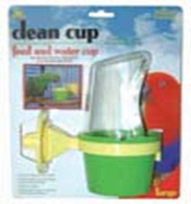 Clean Cup Feeder and Water Cup Bird Accessory, Large